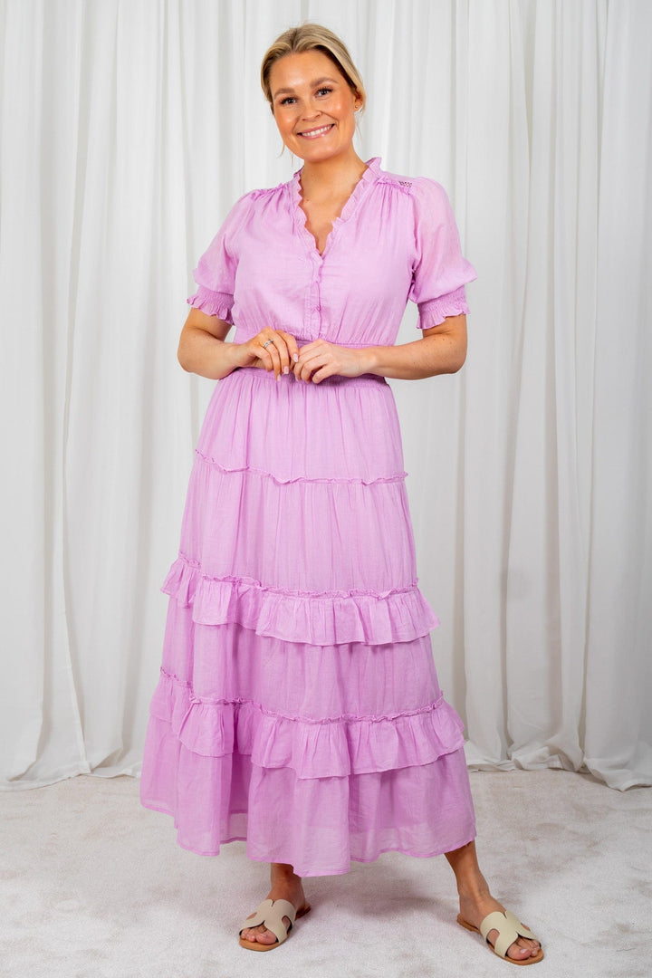 Sophie S. Voile Dress Rose | Kjoler | Smuk - Dameklær på nett
