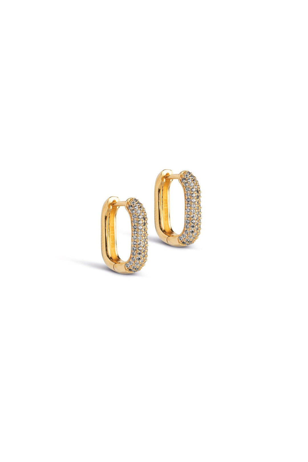 Sparkling Square 15 Mm Earrings Clear Cz | Accessories | Smuk - Dameklær på nett