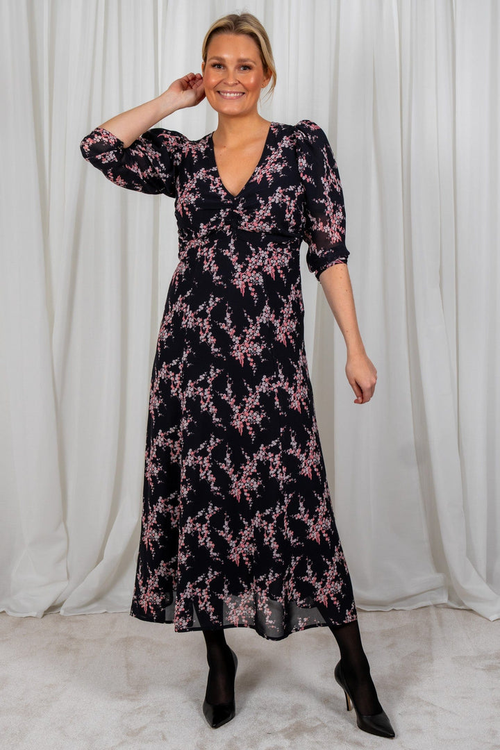 Spring Midi Dress Cherry Blossom | Kjoler | Smuk - Dameklær på nett