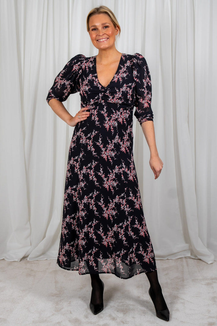 Spring Midi Dress Cherry Blossom | Kjoler | Smuk - Dameklær på nett