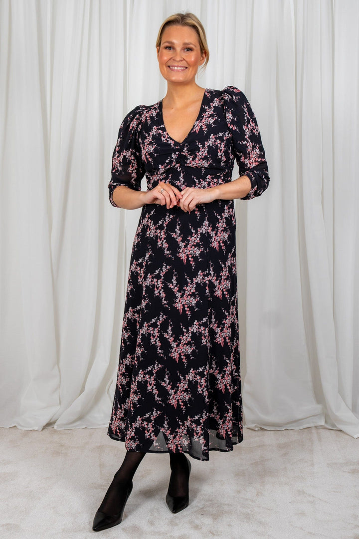 Spring Midi Dress Cherry Blossom | Kjoler | Smuk - Dameklær på nett