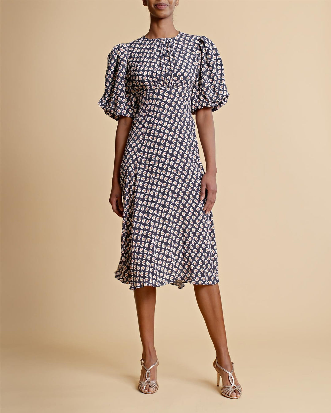 Spring Puffed Dress Petite Blue | Kjoler | Smuk - Dameklær på nett