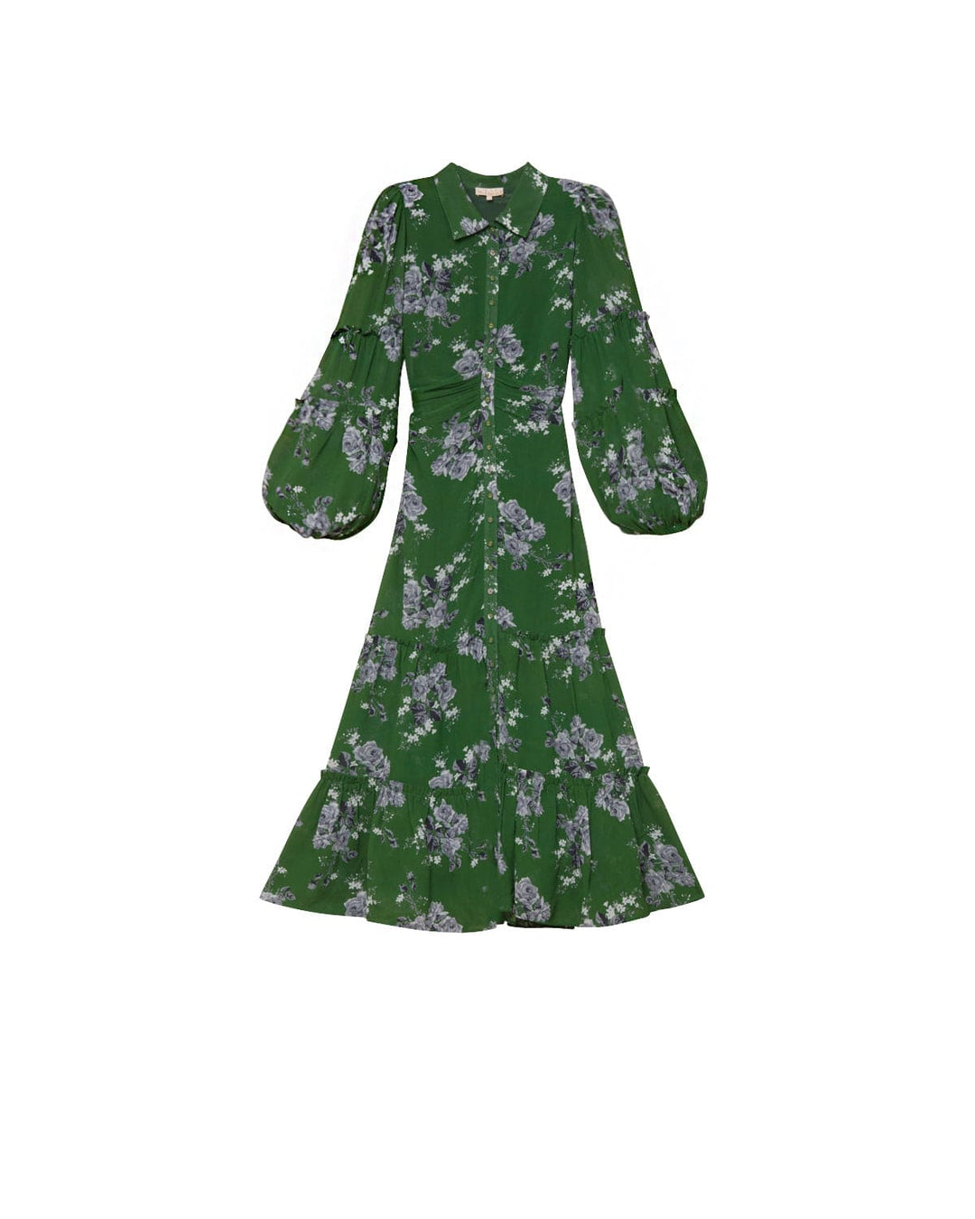 Spring Shirt Dress Green Rose | Kjoler | Smuk - Dameklær på nett