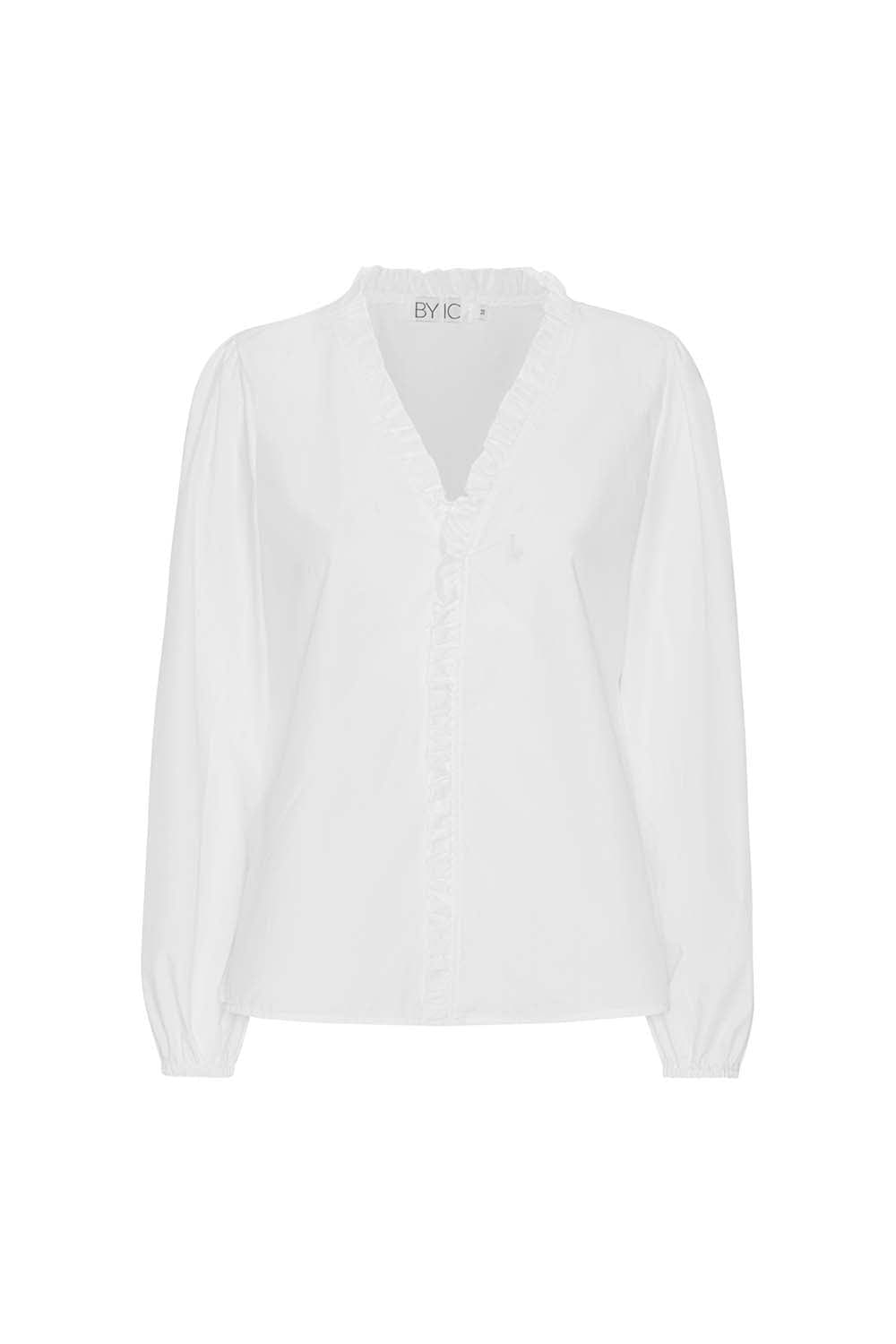Stine Shirt - White | Skjorter og bluser | Smuk - Dameklær på nett