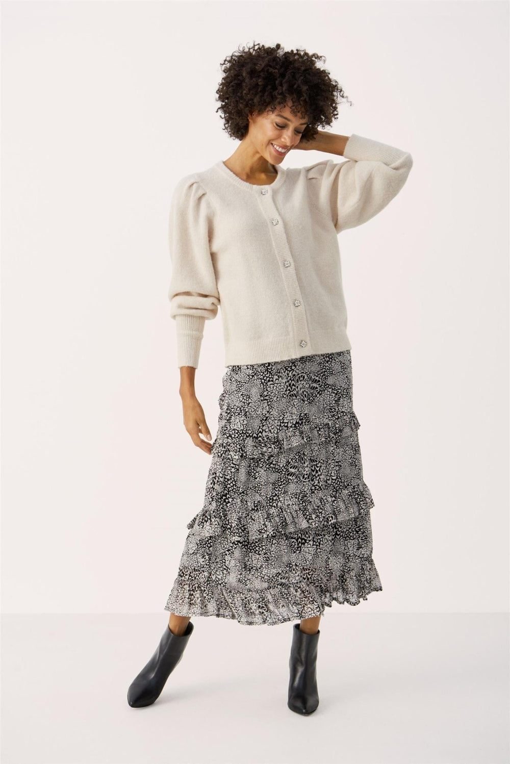 Tannipw Cardigan Whitecap Gray | Genser | Smuk - Dameklær på nett
