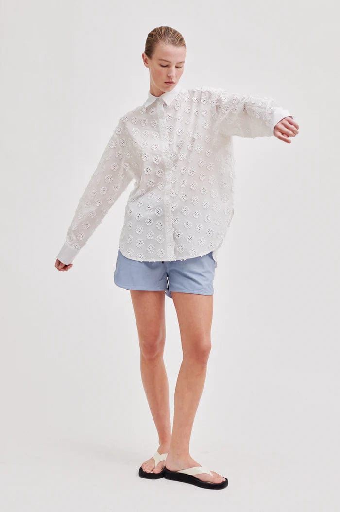 Taormina New Shirt Bright White | Skjorter og bluser | Smuk - Dameklær på nett