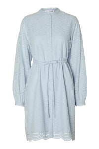 Tatiana Ls Short Embr Dress  Cashmere Blue