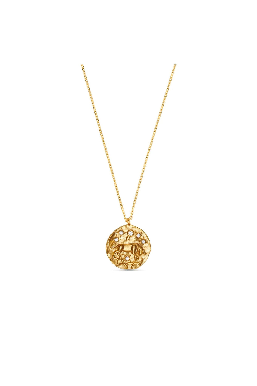 Taurus Zodiac Necklace Pale Gold | Accessories | Smuk - Dameklær på nett