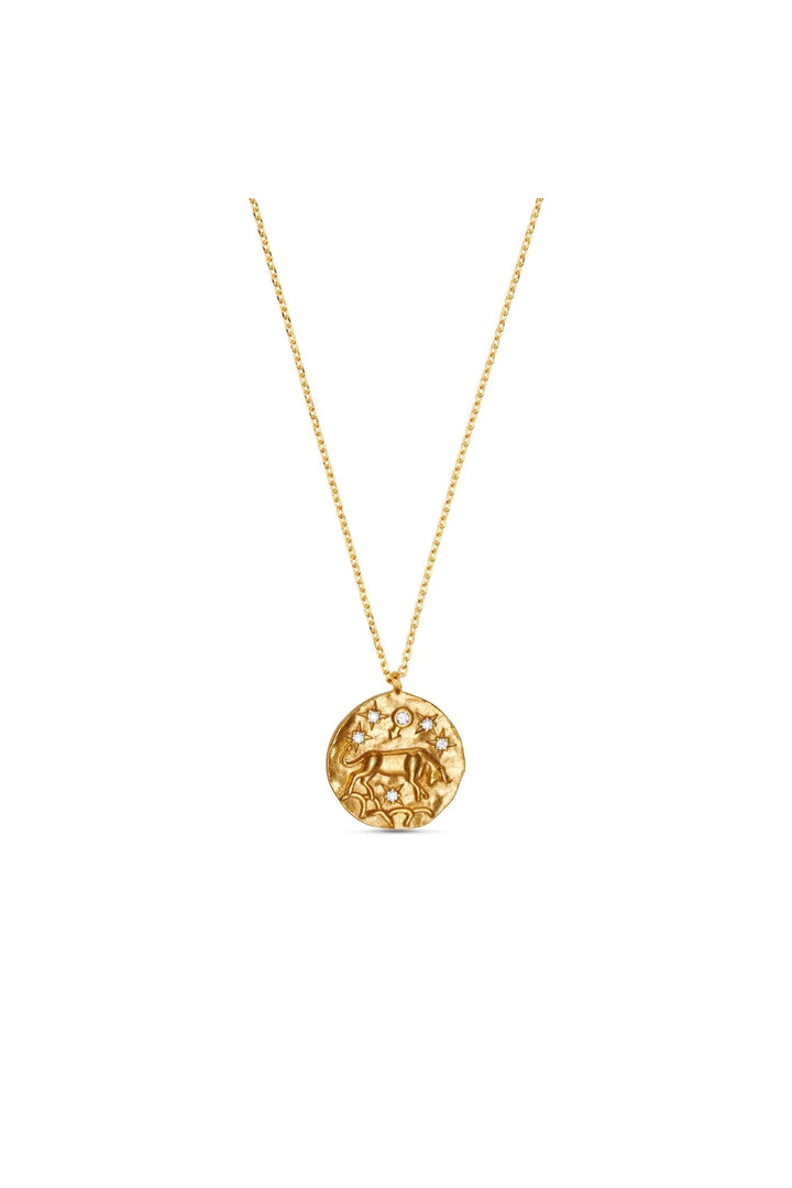 Taurus Zodiac Necklace Pale Gold | Accessories | Smuk - Dameklær på nett