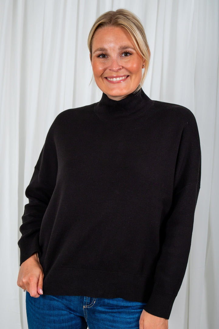 Tenleyiw Turtleneck Pullover Black | Genser | Smuk - Dameklær på nett