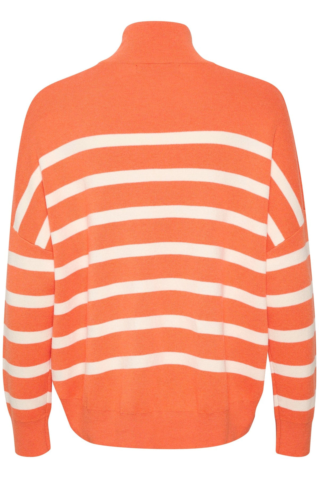 Tenleyiw Turtleneck Pullover - Cantaloupe Stripe | Genser | Smuk - Dameklær på nett