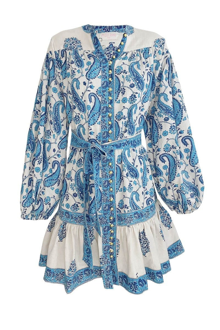 Tia Dress Blue | Kjoler | Smuk - Dameklær på nett