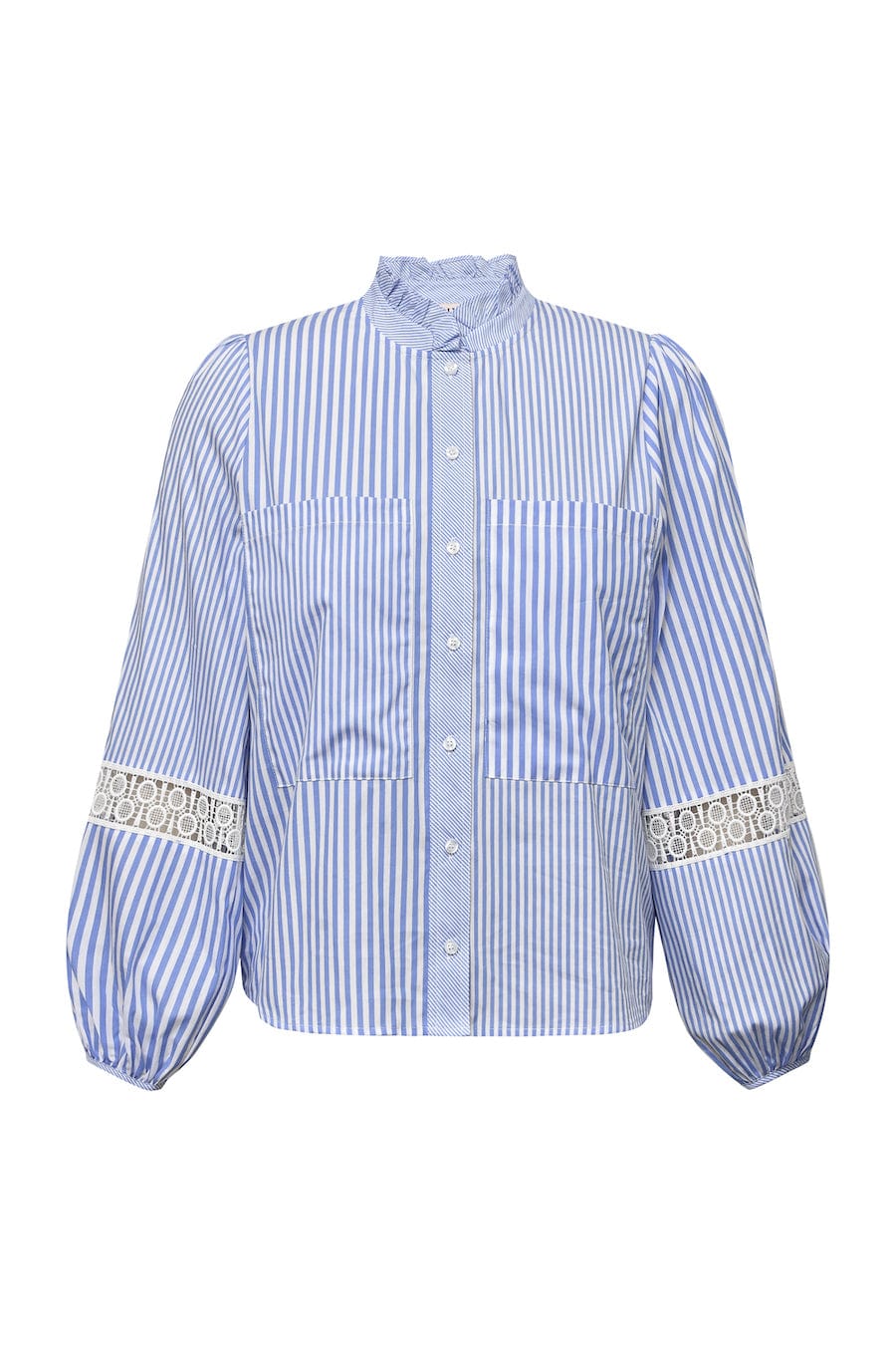 Tiffany Stripe Shirt Light Blue | Skjorter og bluser | Smuk - Dameklær på nett