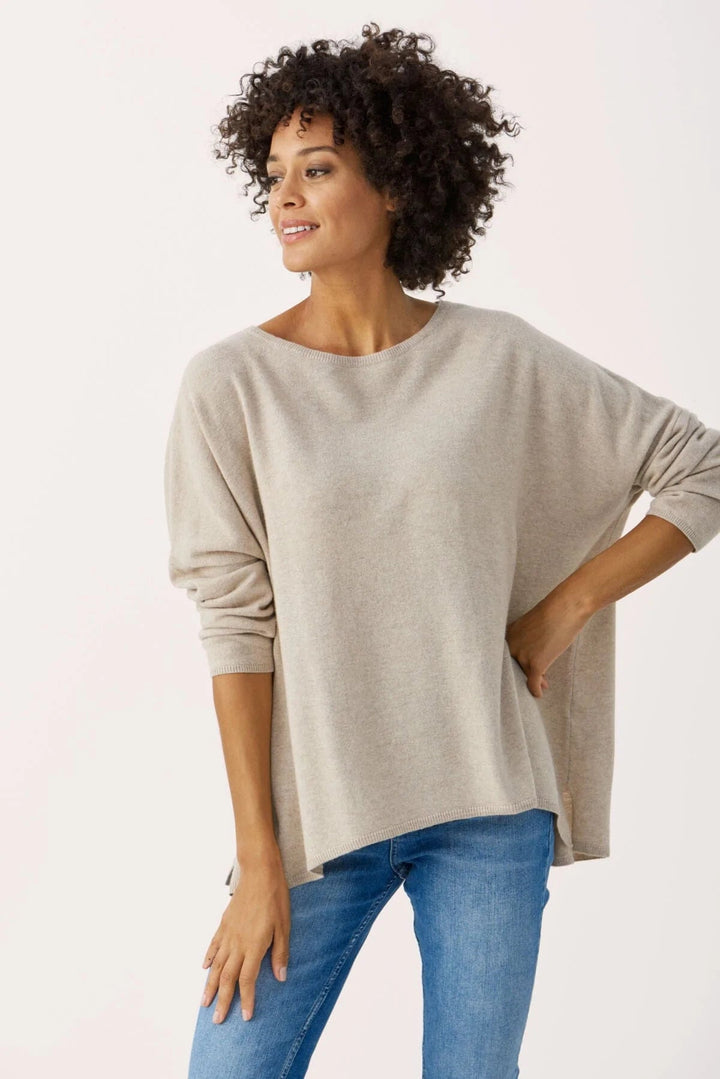 Tilapw Pullover Natural Melange | Genser | Smuk - Dameklær på nett