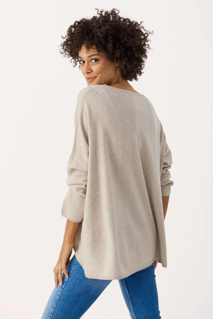 Tilapw Pullover Natural Melange | Genser | Smuk - Dameklær på nett