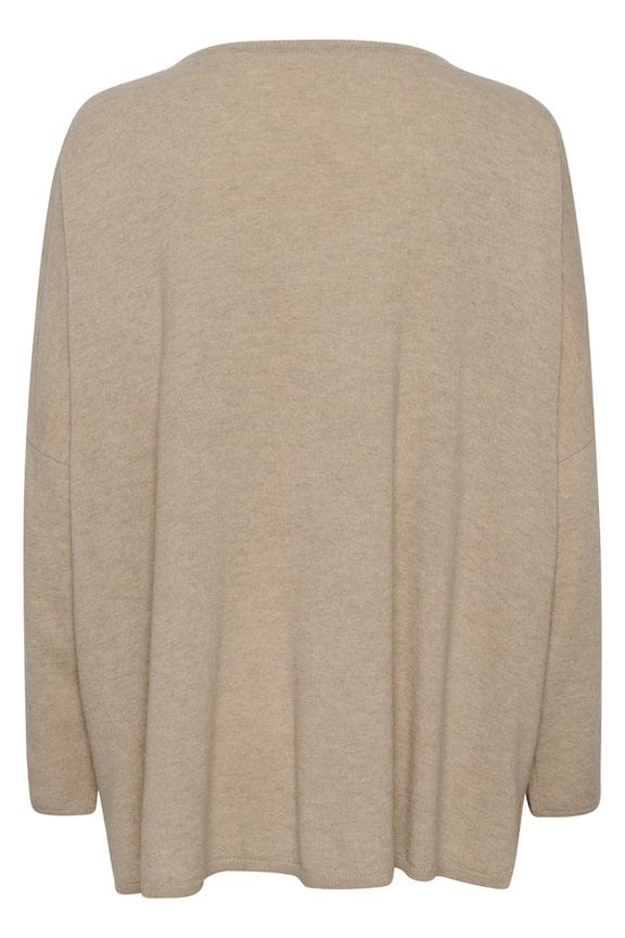 Tilapw Pullover Natural Melange | Genser | Smuk - Dameklær på nett