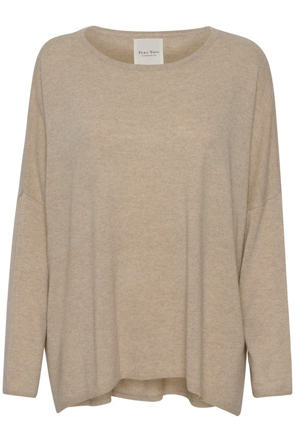 Tilapw Pullover Natural Melange | Genser | Smuk - Dameklær på nett