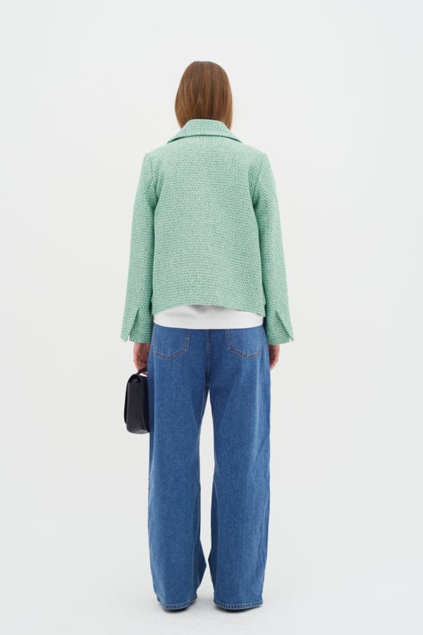 Titaniw Jacket Green Tweed | Yttertøy | Smuk - Dameklær på nett