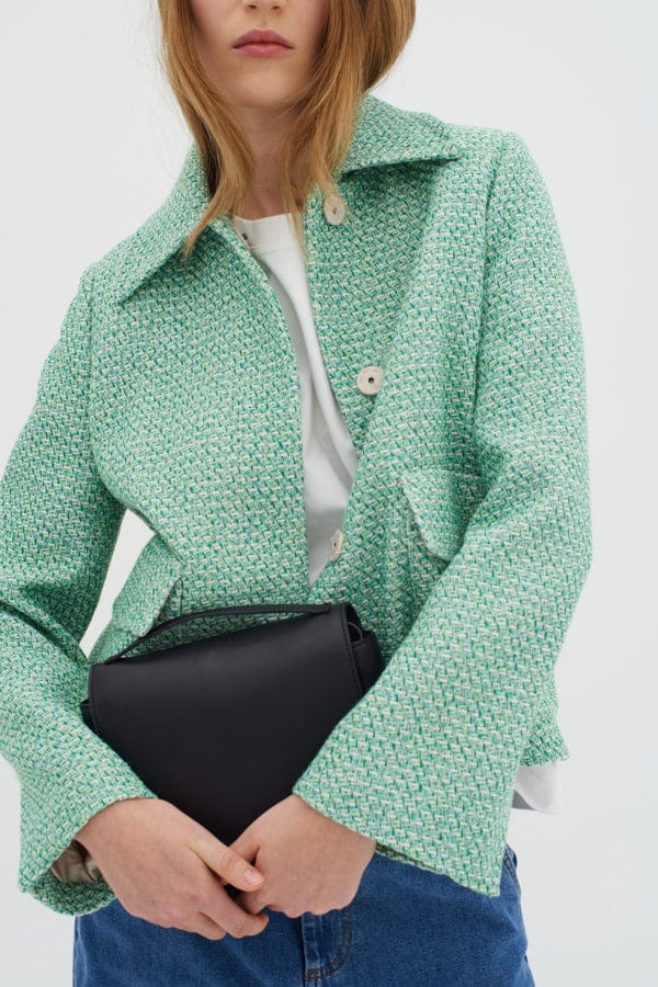 Titaniw Jacket Green Tweed | Yttertøy | Smuk - Dameklær på nett