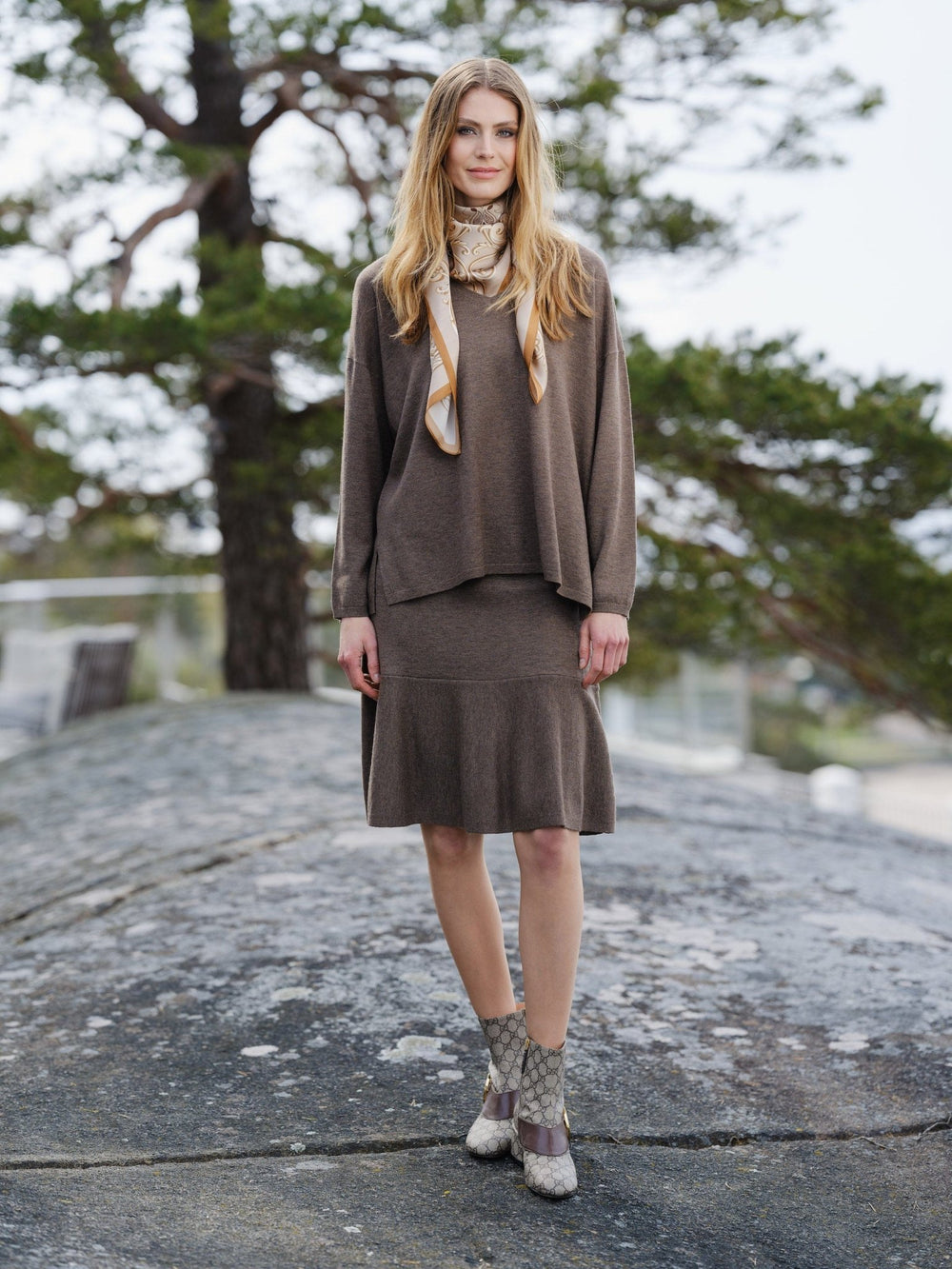 Tomine Skirt Cappuchino | Skjørt | Smuk - Dameklær på nett