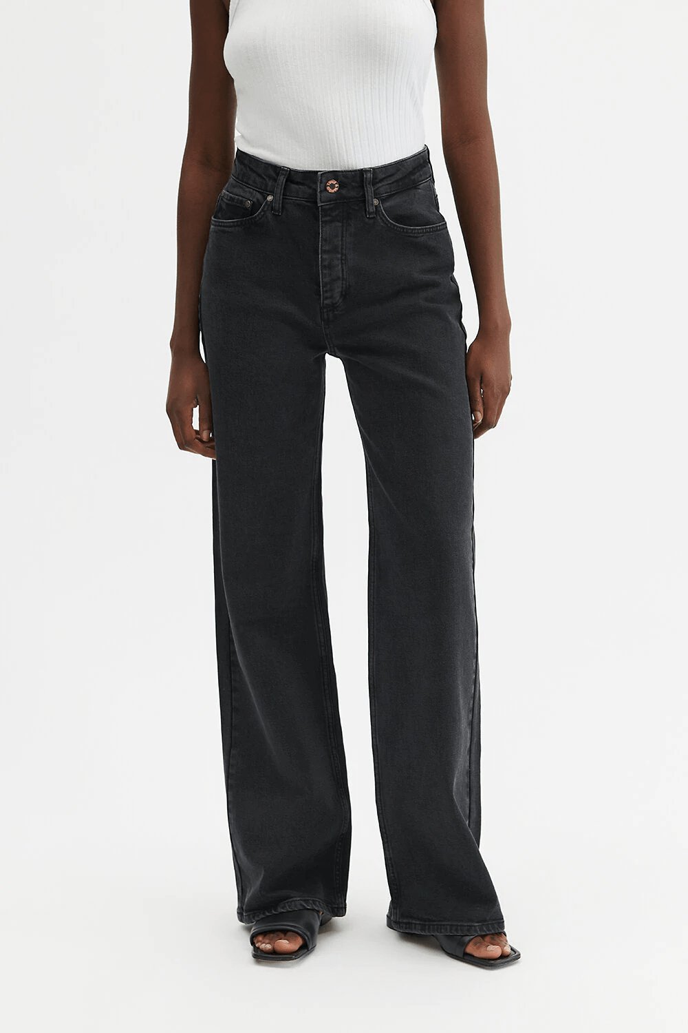Tori Jeans Blackish Grey | Bukser | Smuk - Dameklær på nett