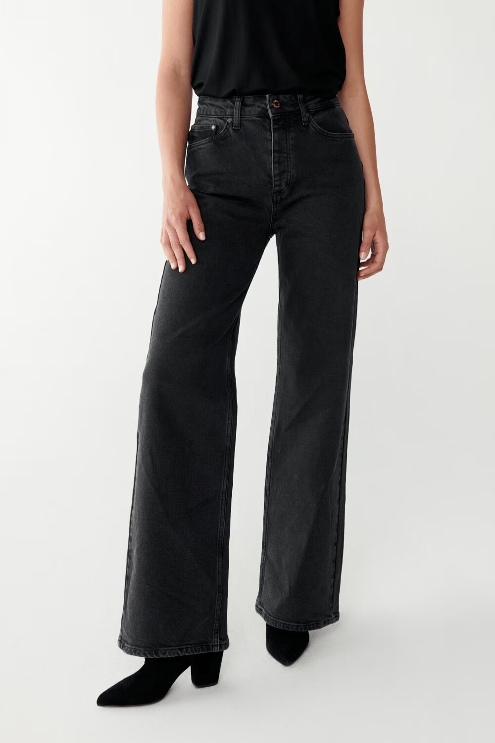 Tori Jeans Blackish Grey | Bukser | Smuk - Dameklær på nett