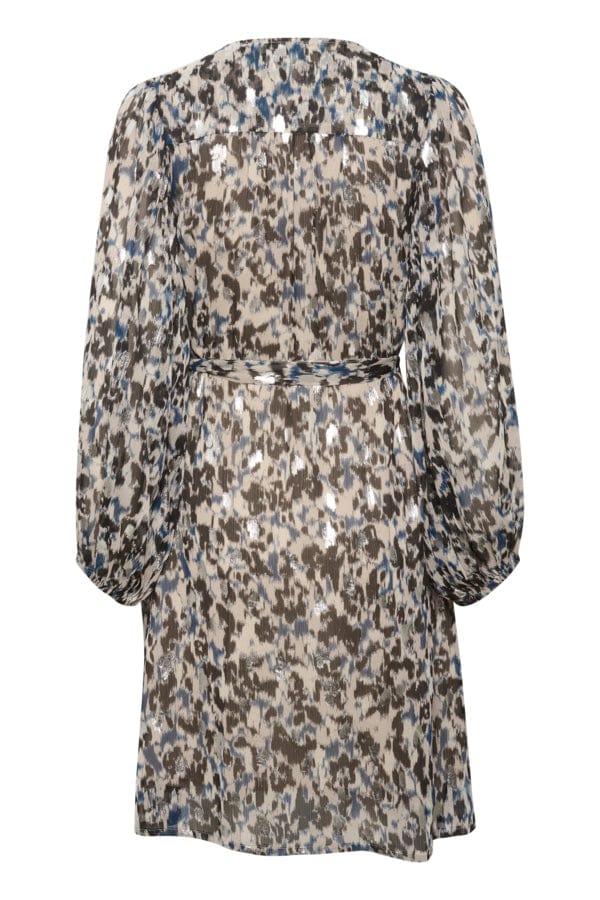 Trianapw Dress Texture Print Silver | Kjoler | Smuk - Dameklær på nett