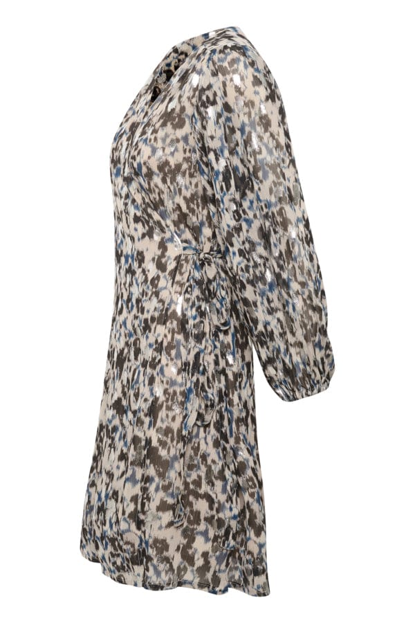 Trianapw Dress Texture Print Silver | Kjoler | Smuk - Dameklær på nett