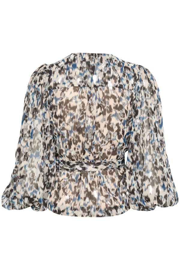 Triapw Blouse Texture Print Silver | Skjorter og bluser | Smuk - Dameklær på nett