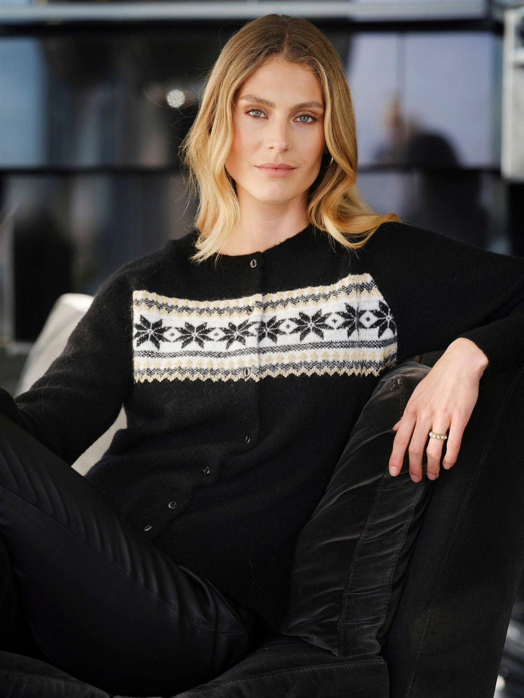 Valentina Cardigan Black | Genser | Smuk - Dameklær på nett