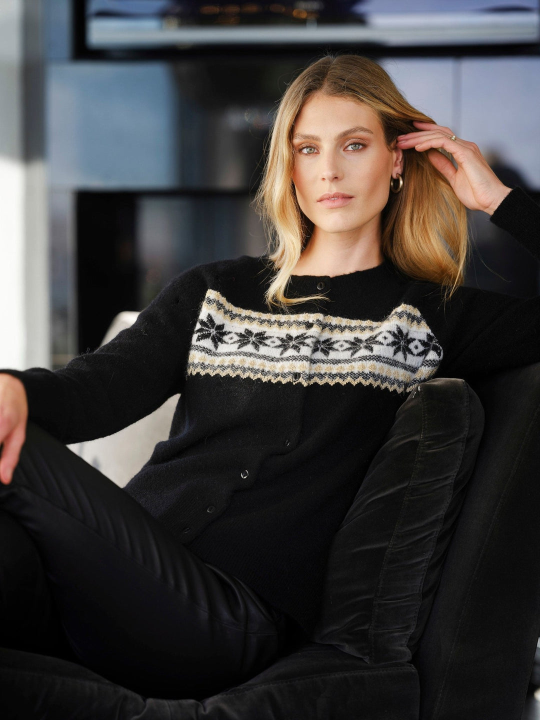 Valentina Cardigan Black | Genser | Smuk - Dameklær på nett