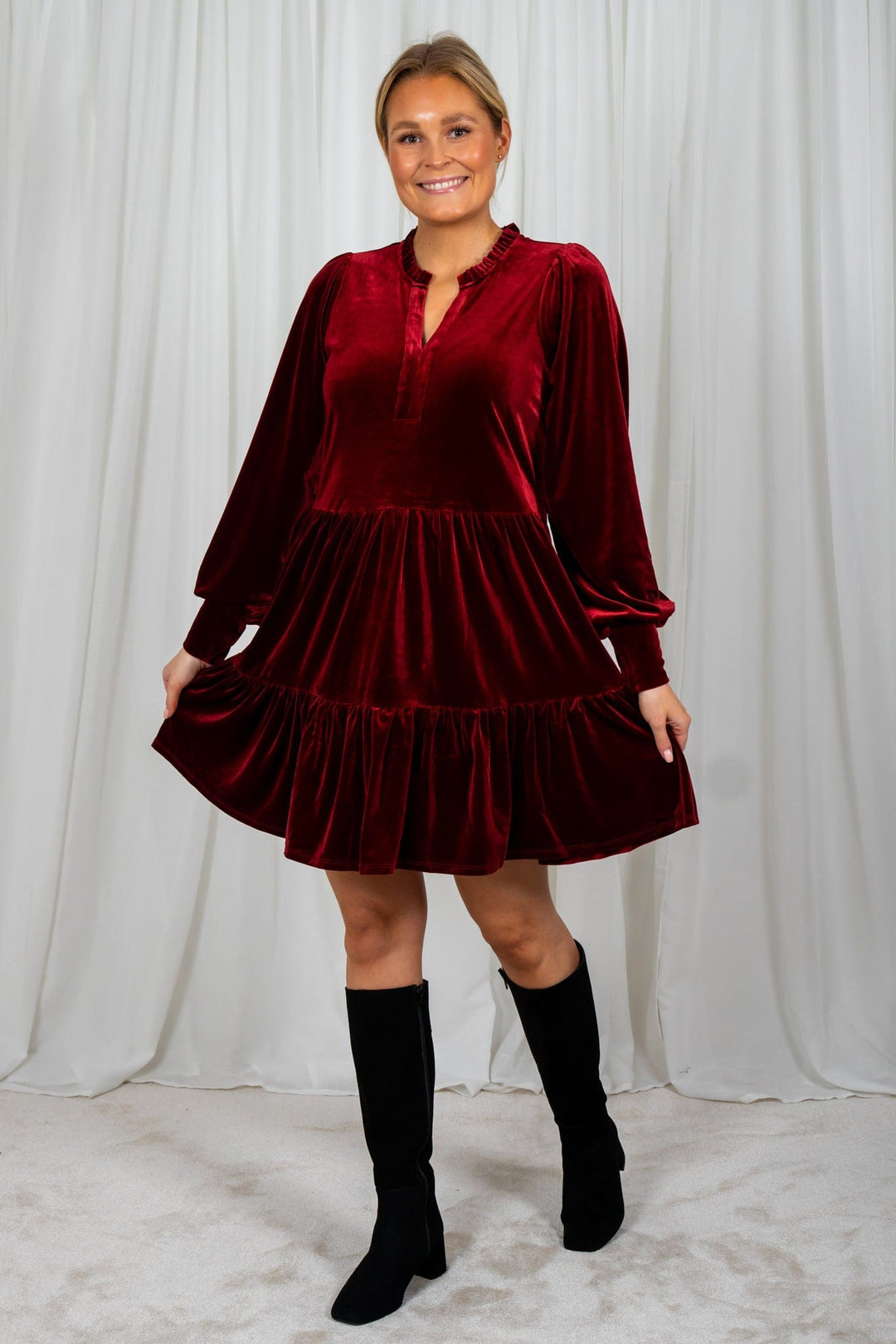 Viggasepw Short Dress Pomegranate | Kjoler | Smuk - Dameklær på nett