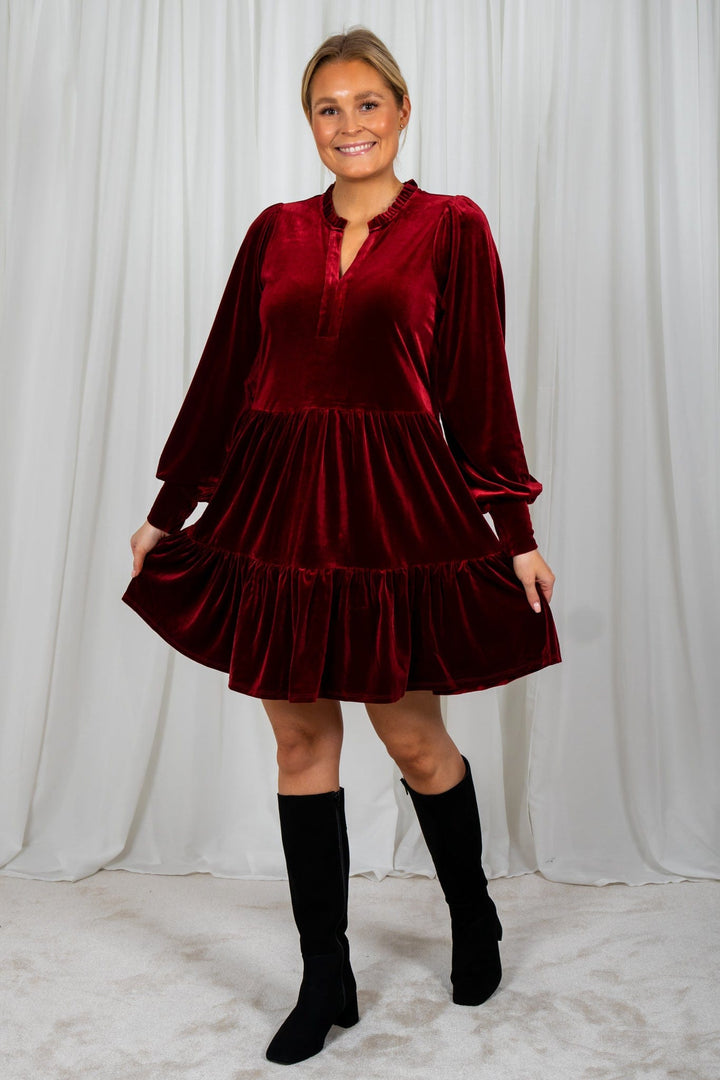 Viggasepw Short Dress Pomegranate | Kjoler | Smuk - Dameklær på nett