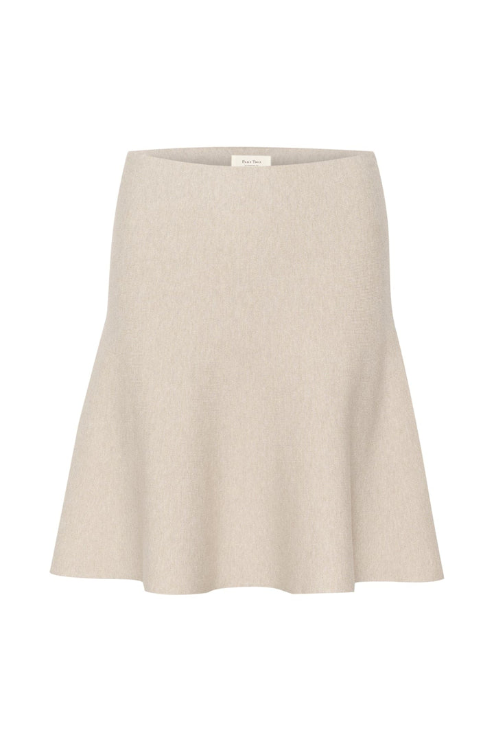 Vikespw Skirt Oxford Tan Melange | Skjørt | Smuk - Dameklær på nett