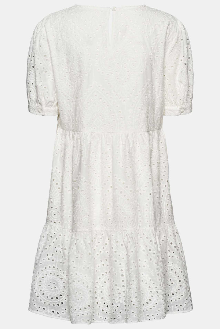 Vilma Dress White Embroidery | Kjoler | Smuk - Dameklær på nett