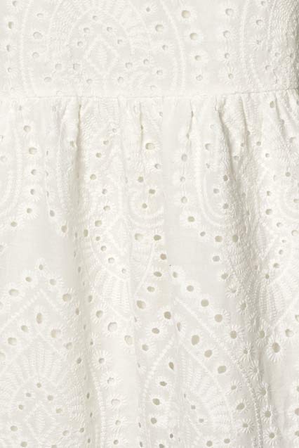 Vilma Dress White Embroidery | Kjoler | Smuk - Dameklær på nett