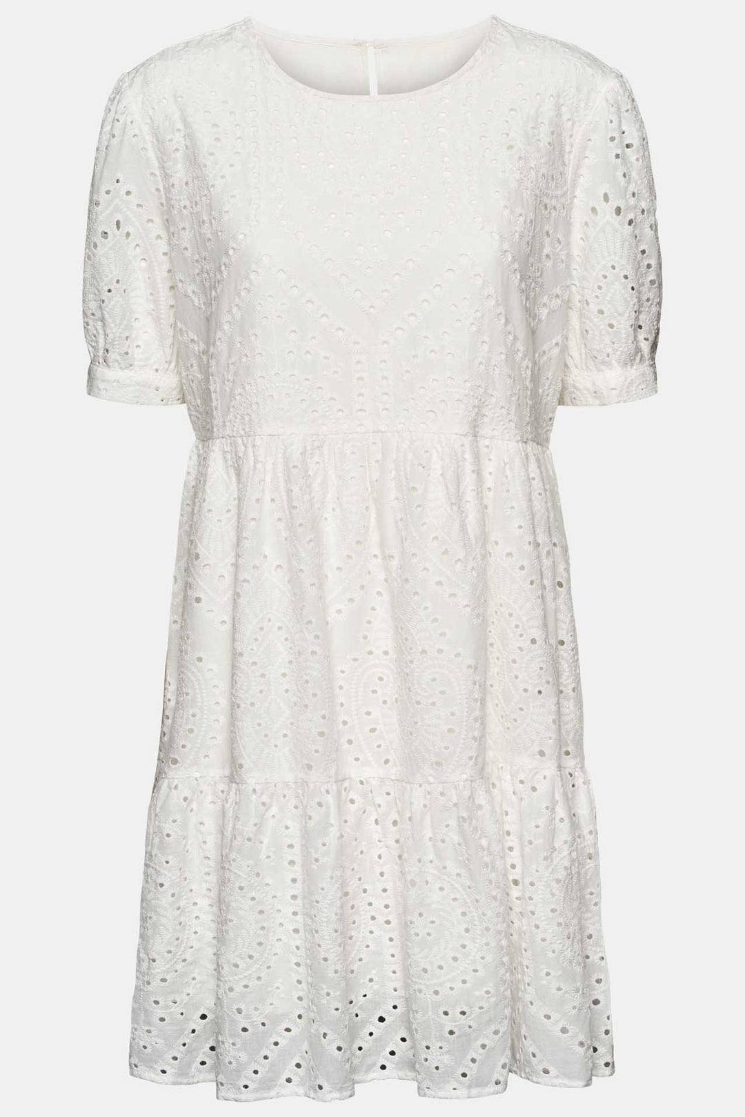 Vilma Dress White Embroidery | Kjoler | Smuk - Dameklær på nett