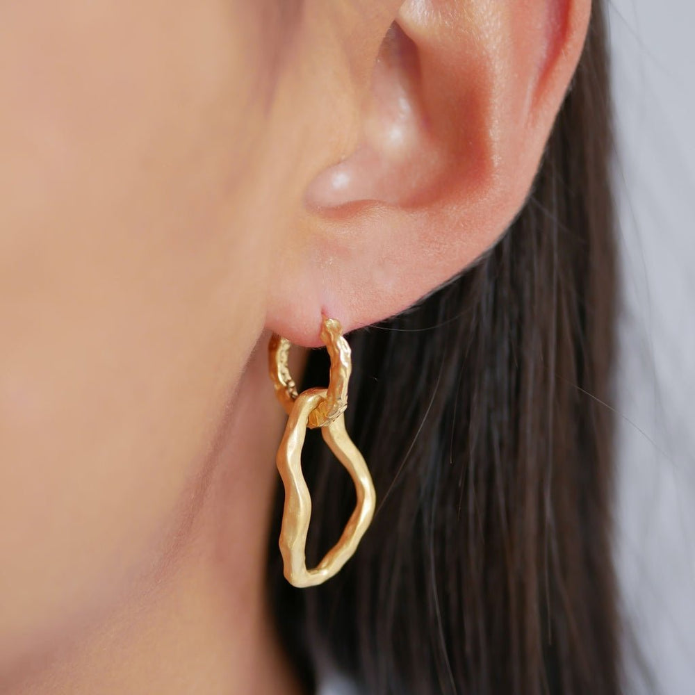 Violet Hoops Gold | Accessories | Smuk - Dameklær på nett