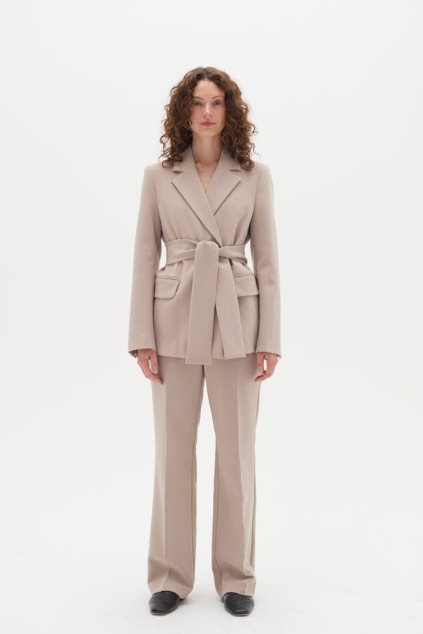 Wesliaiw Blazer Mocha Grey | Blazer | Smuk - Dameklær på nett