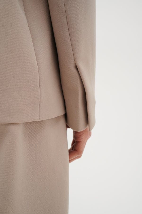 Wesliaiw Blazer Mocha Grey | Blazer | Smuk - Dameklær på nett