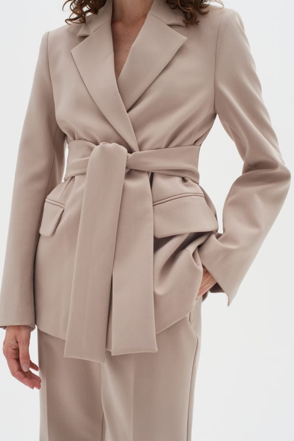 Wesliaiw Blazer Mocha Grey | Blazer | Smuk - Dameklær på nett