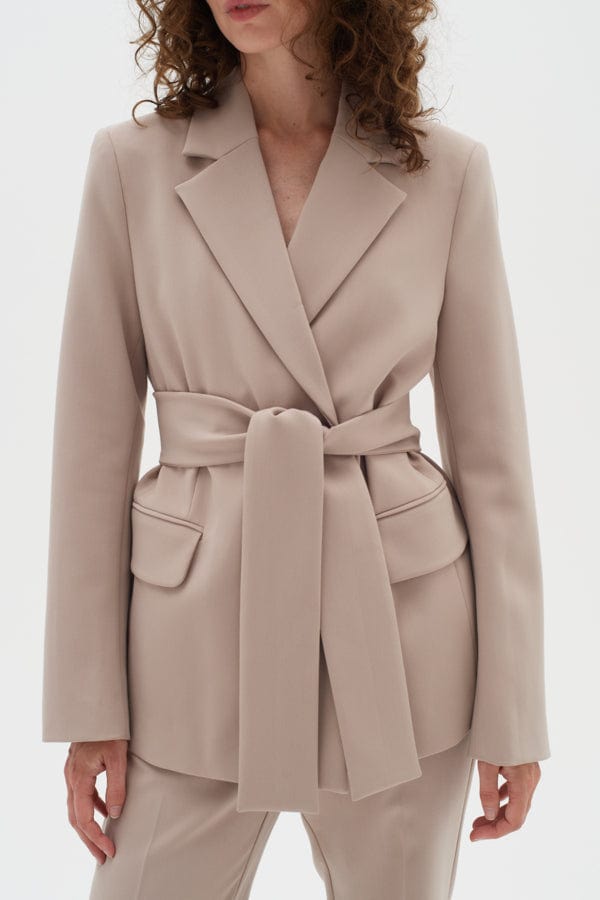 Wesliaiw Blazer Mocha Grey | Blazer | Smuk - Dameklær på nett