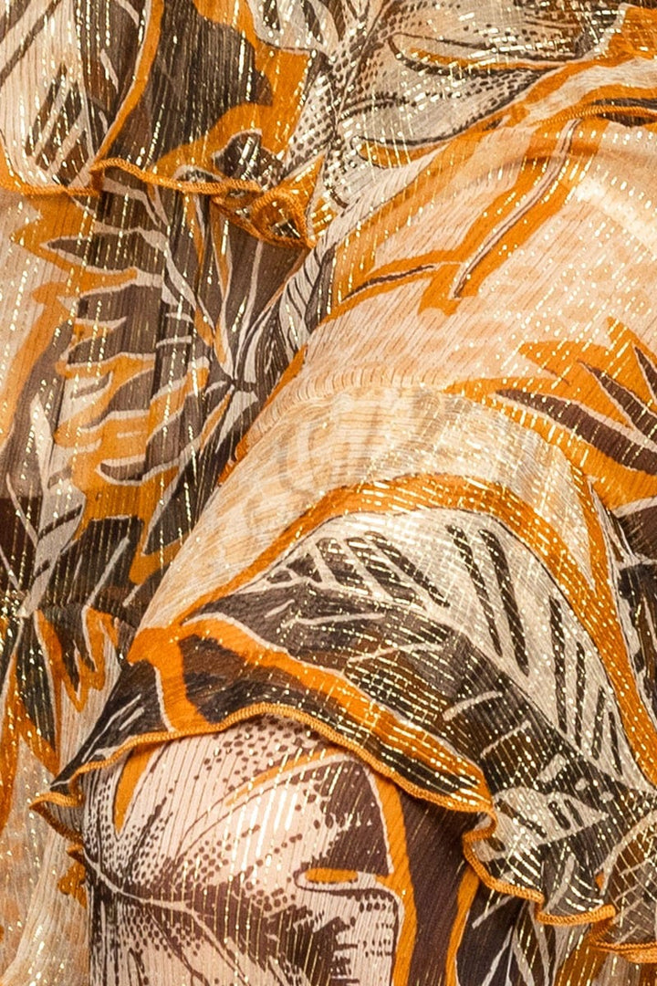West Maxi Dress Brown/Beige | Kjoler | Smuk - Dameklær på nett