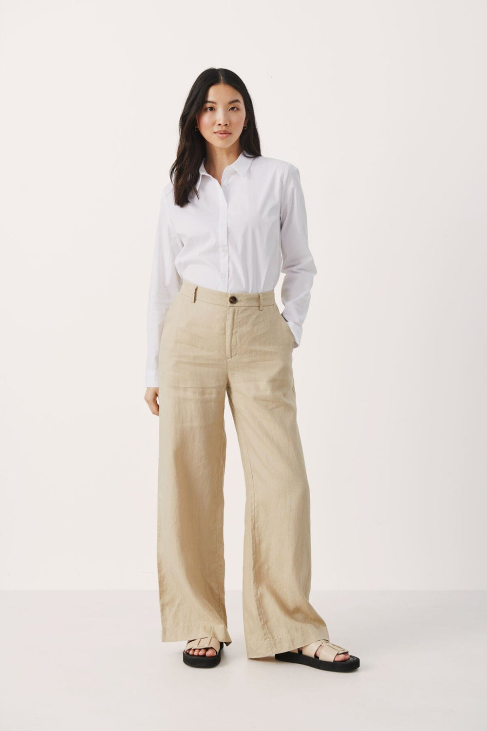 White Pepper Ninnespw Pants | Bukser | Smuk - Dameklær på nett