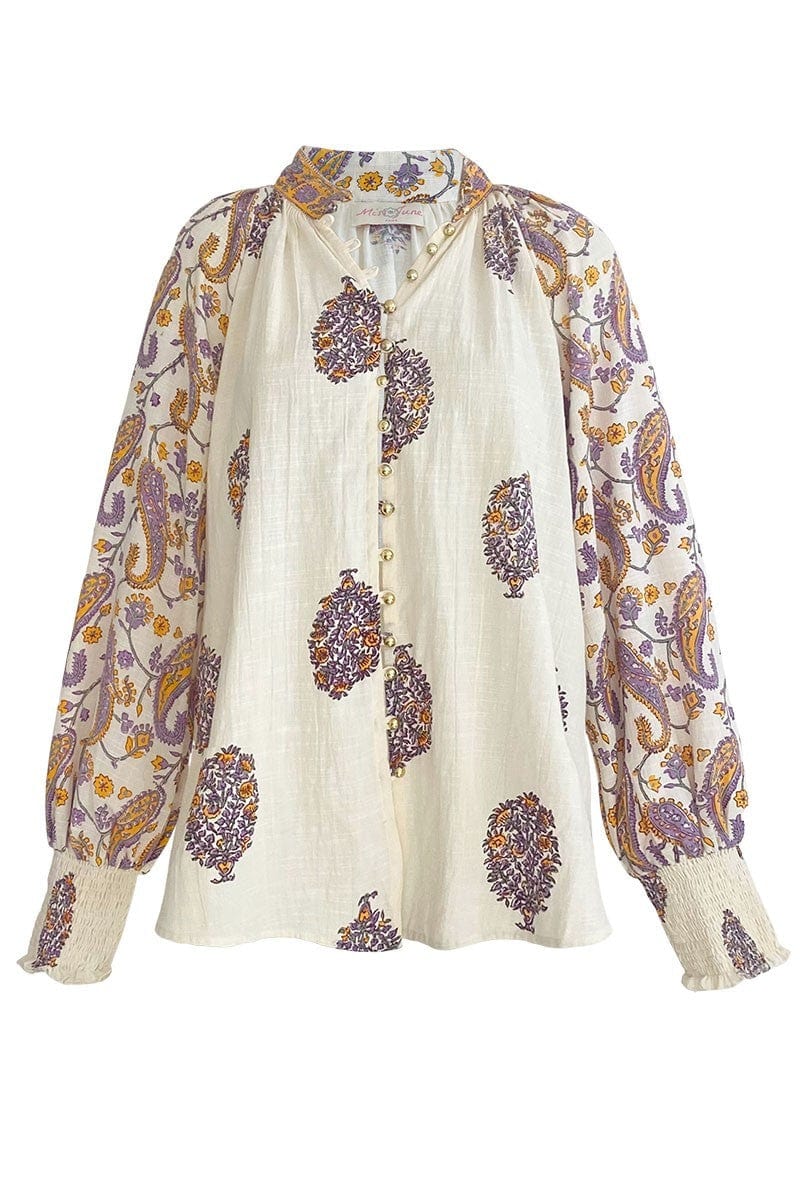 Willow Shirt Purple | Skjorter og bluser | Smuk - Dameklær på nett