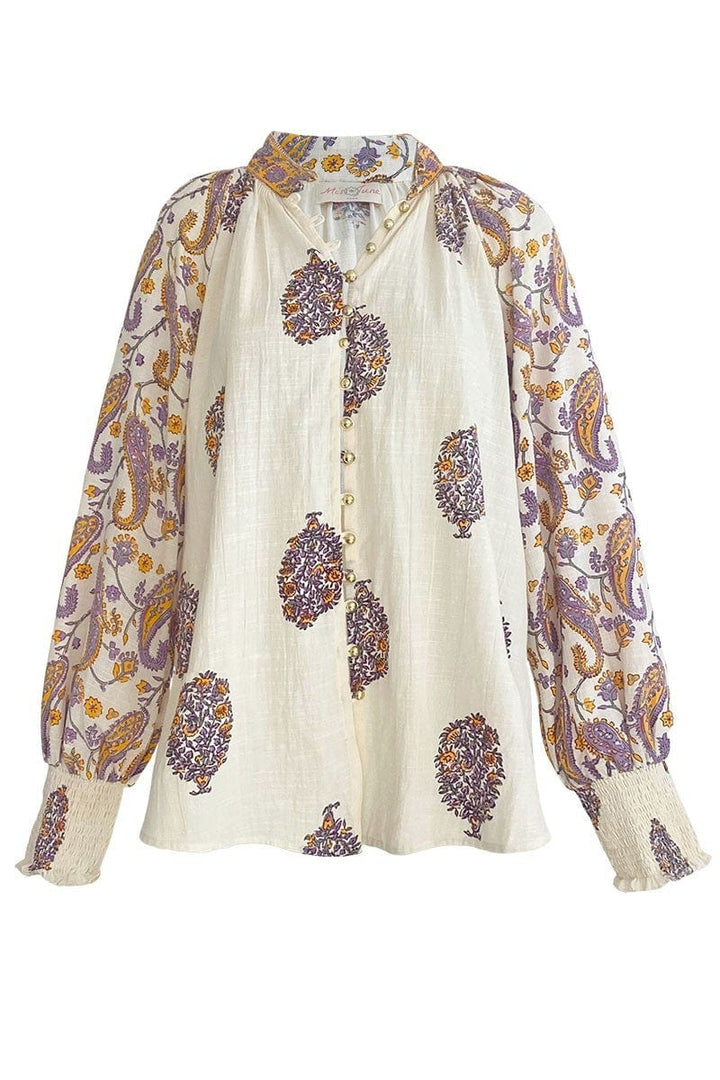 Willow Shirt Purple | Skjorter og bluser | Smuk - Dameklær på nett