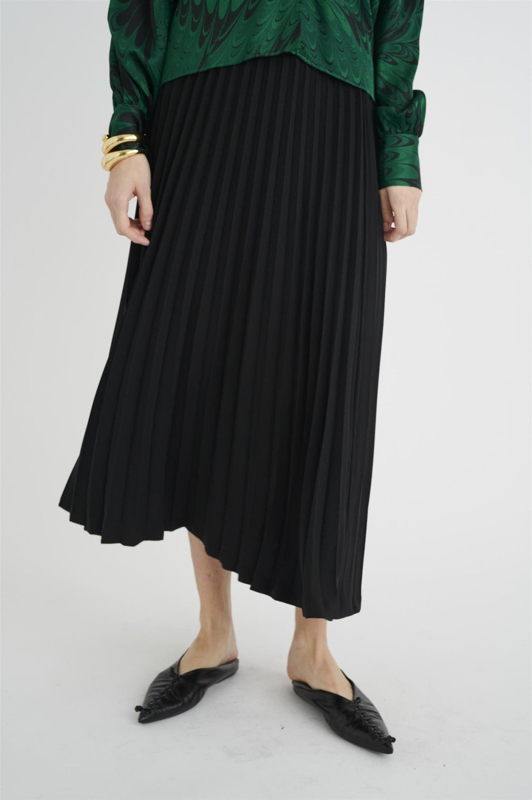 Winiw Pliss Skirt Black | Skjørt | Smuk - Dameklær på nett