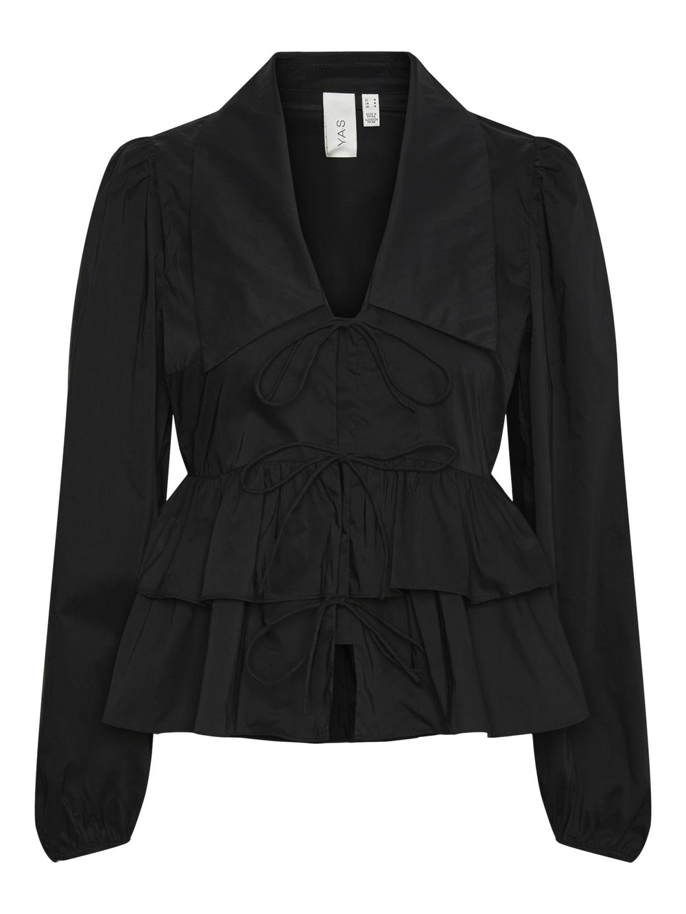 Yascelina Ls Top Black | Topper | Smuk - Dameklær på nett