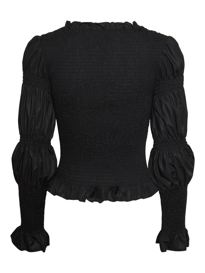 Yaschemma Ls Smock Top Black | Topper | Smuk - Dameklær på nett