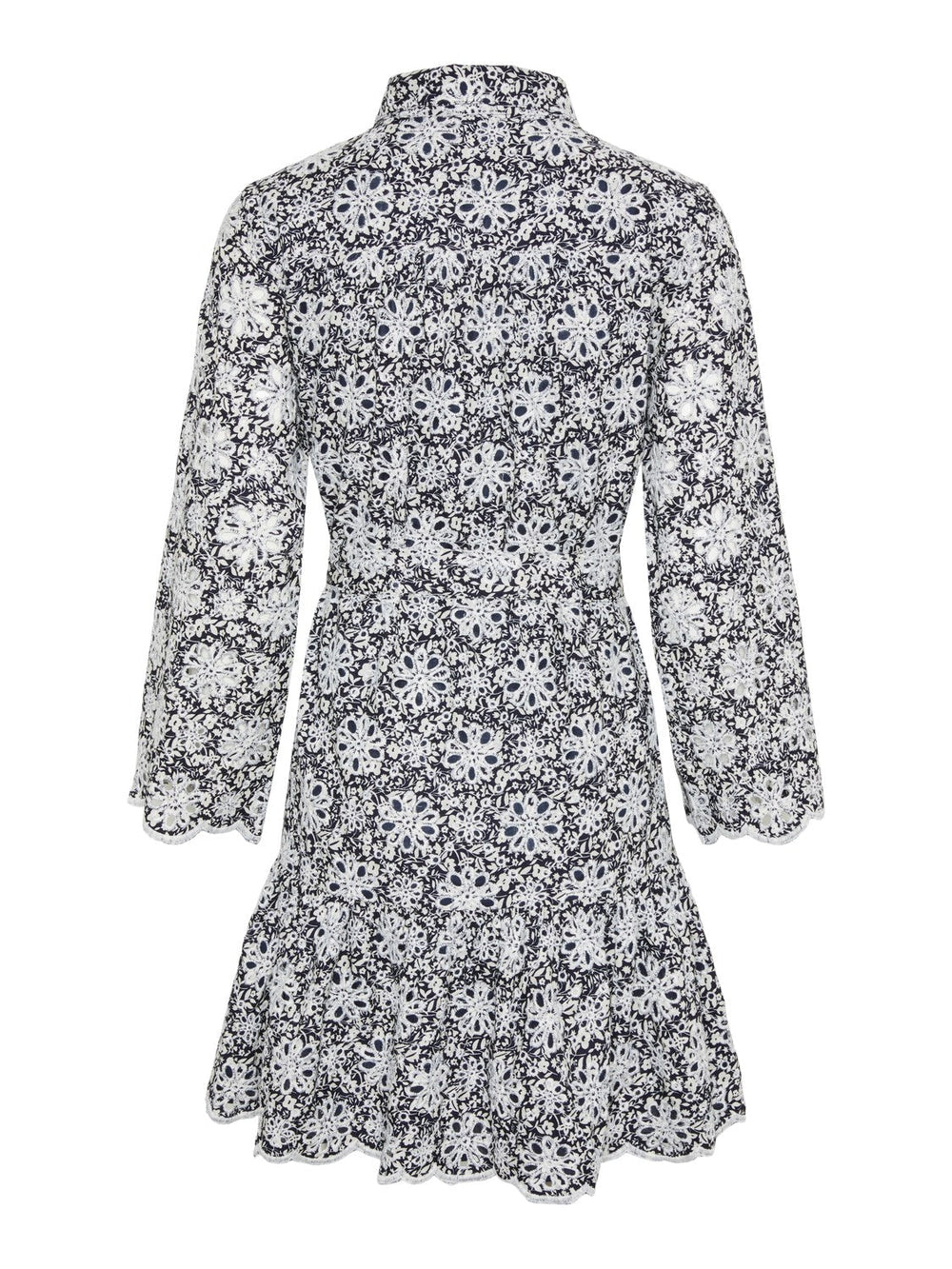 Yascorinna 7/8 Shirt Dress Navy Blazer Corinna Print | Kjoler | Smuk - Dameklær på nett